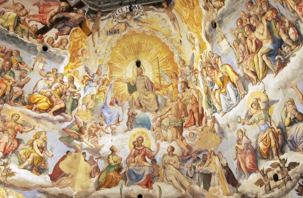 Vasari: Utolsó ítélet a Brunelleschi kupolán