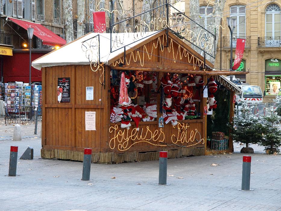 Karácsonyi vásár Aix-en-Provence-ban