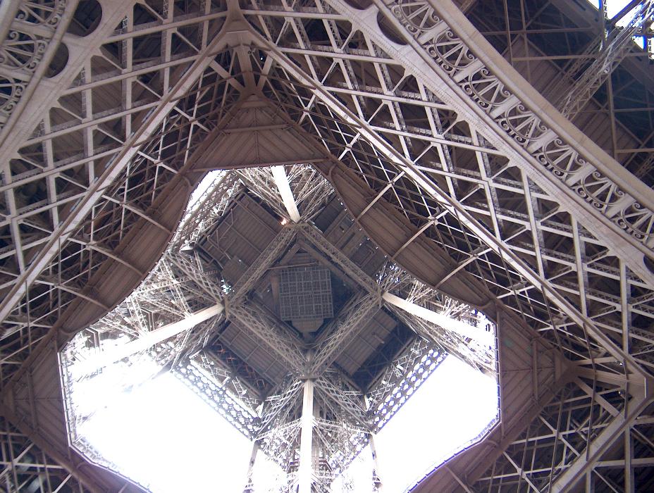 Eiffel torony alulról