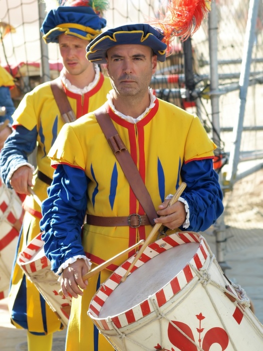 Piazza Santa Croce - Calcio in costume - A felvonulás