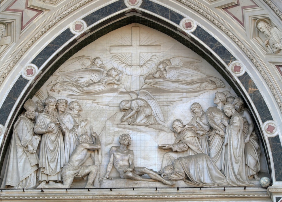 Santa Croce - a főbejárat felett