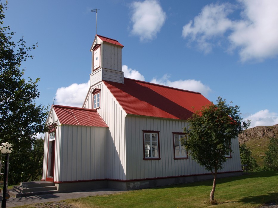 Kis kápolna nem messze Reykjaviktól