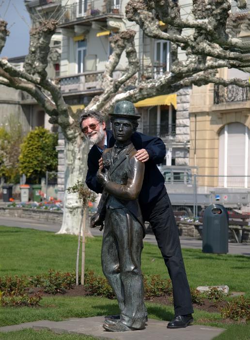 Chaplin szobor
