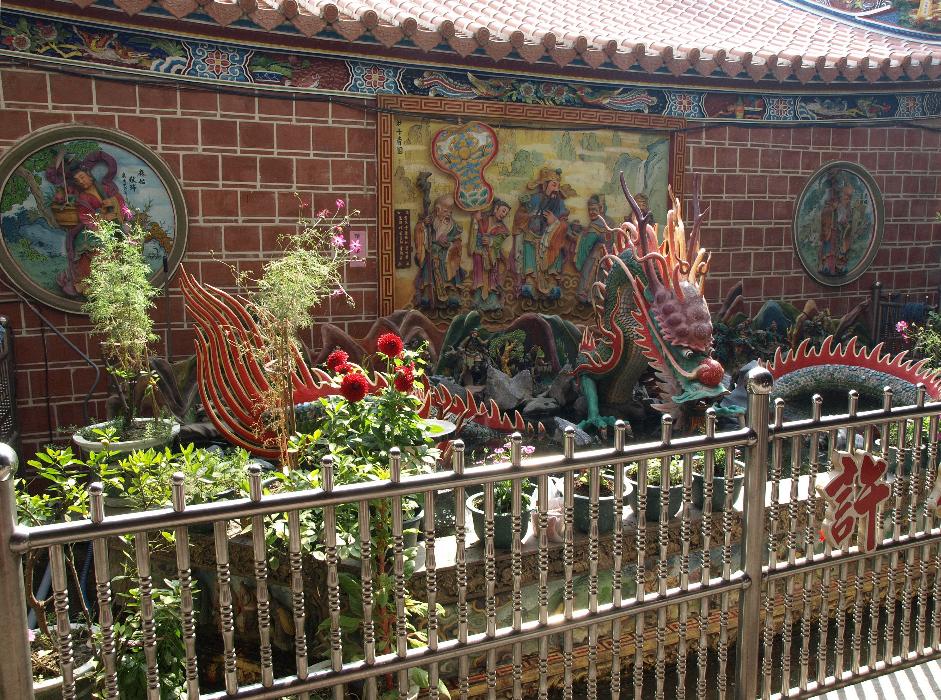 A Ma-Tsu templom udvarán